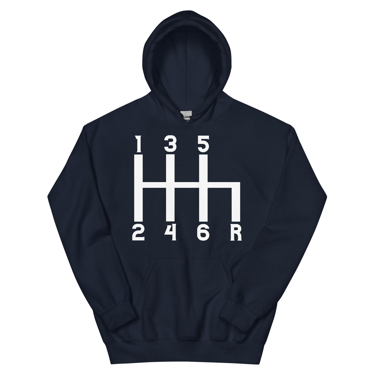Gear Shift 1-3-5-2-4-6-R Unisex Hoodie