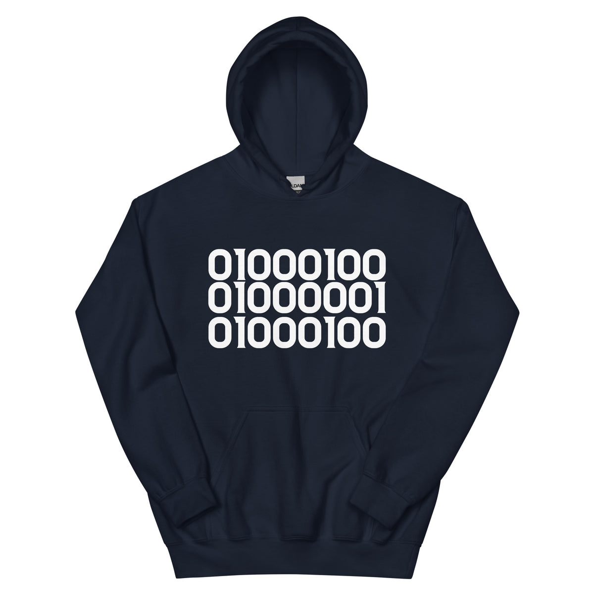 DAD in Binary Unisex Hoodie