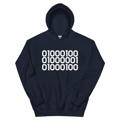 DAD in Binary Unisex Hoodie