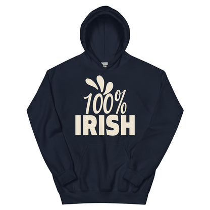 100% Irish Unisex Hoodie