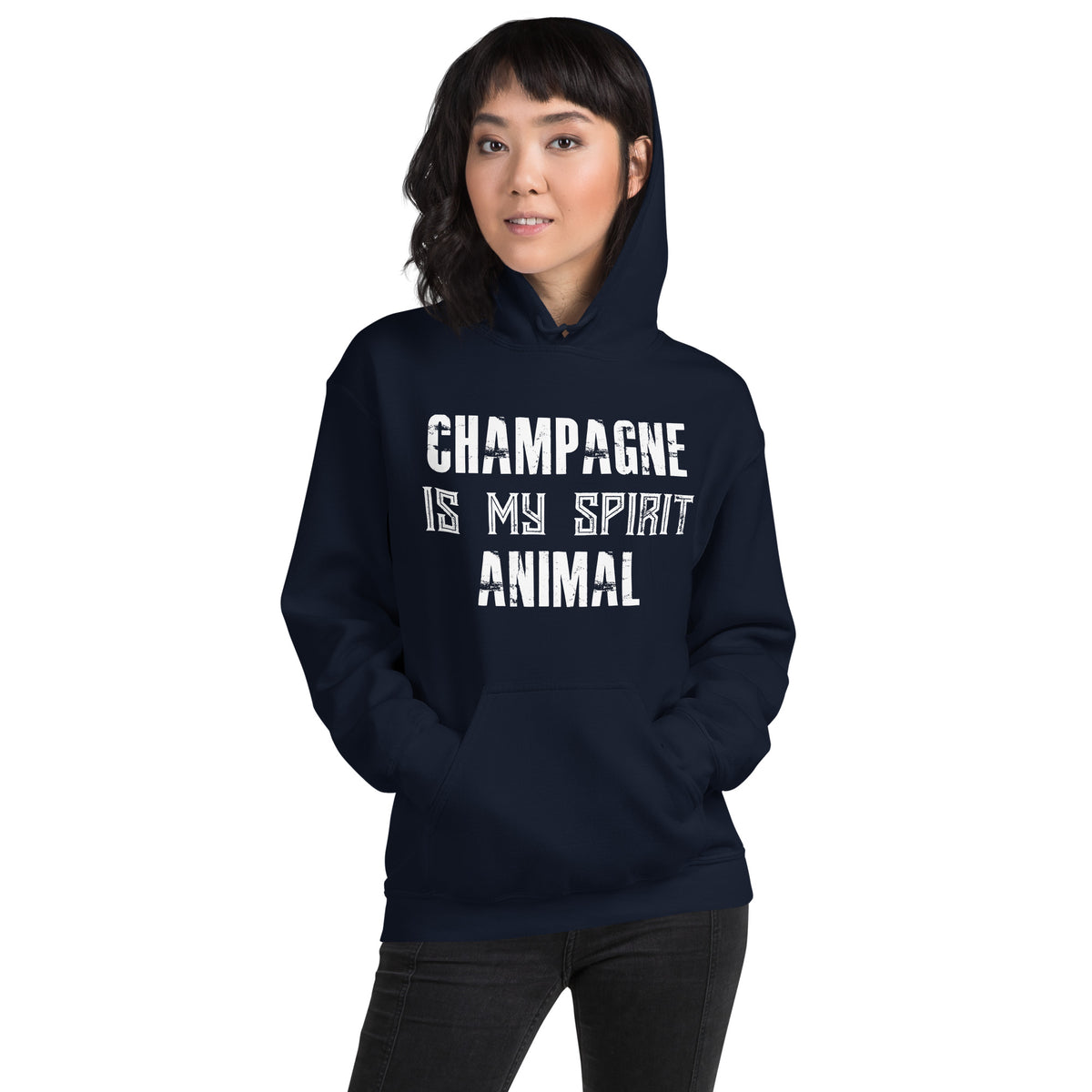 Champagne Is My Spirit Animal Unisex Hoodie