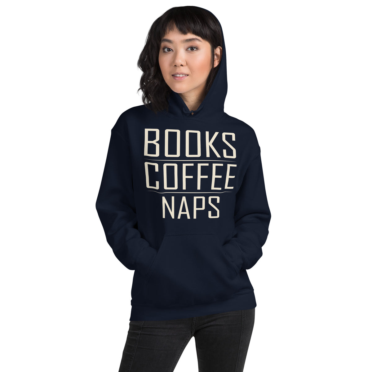 Books Coffee Naps Unisex Hoodie