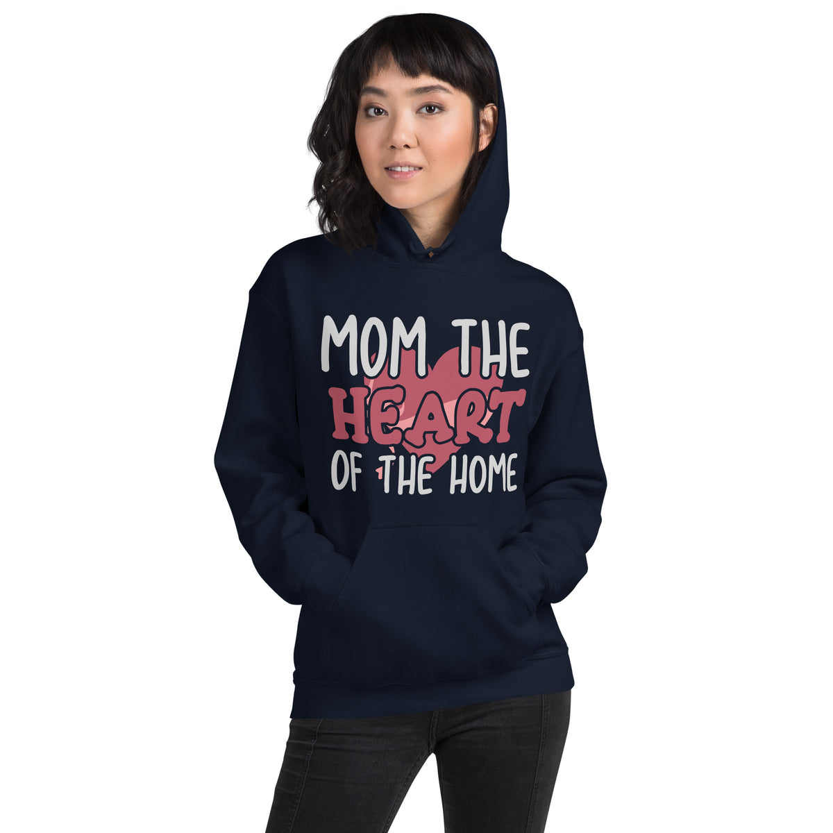 Mom, the Heart of the Home Unisex Hoodie