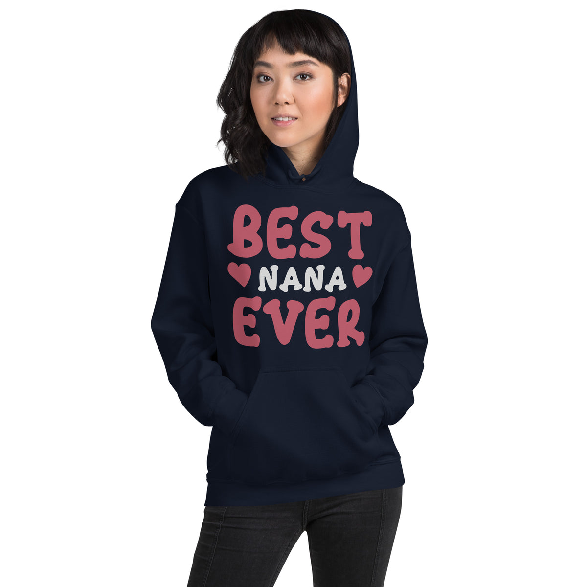 Best Nana Ever – Dusty Pink Unisex Hoodie