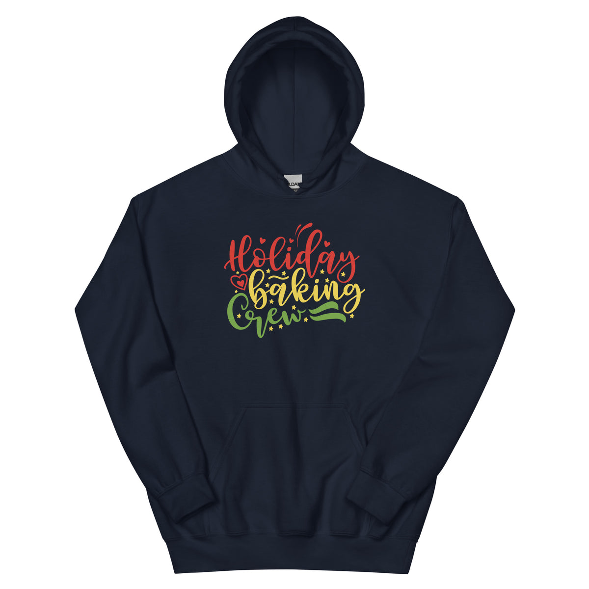 Holiday Baking Crew Christmas – Festive Script Unisex Hoodie