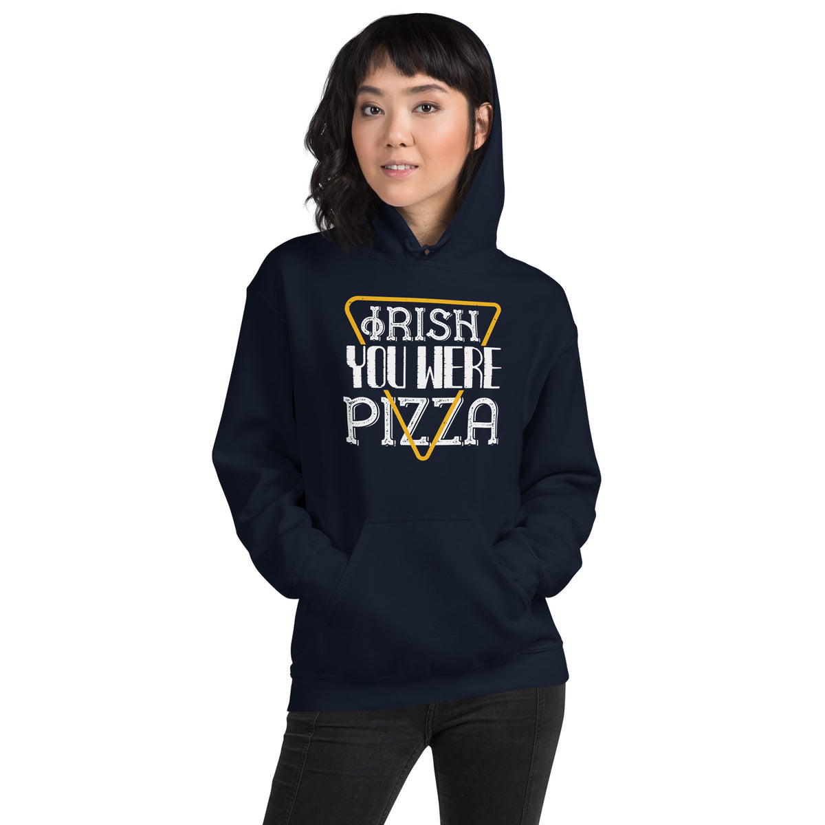 Irish You Were Pizza St. Patrick's Day Unisex Hoodie
