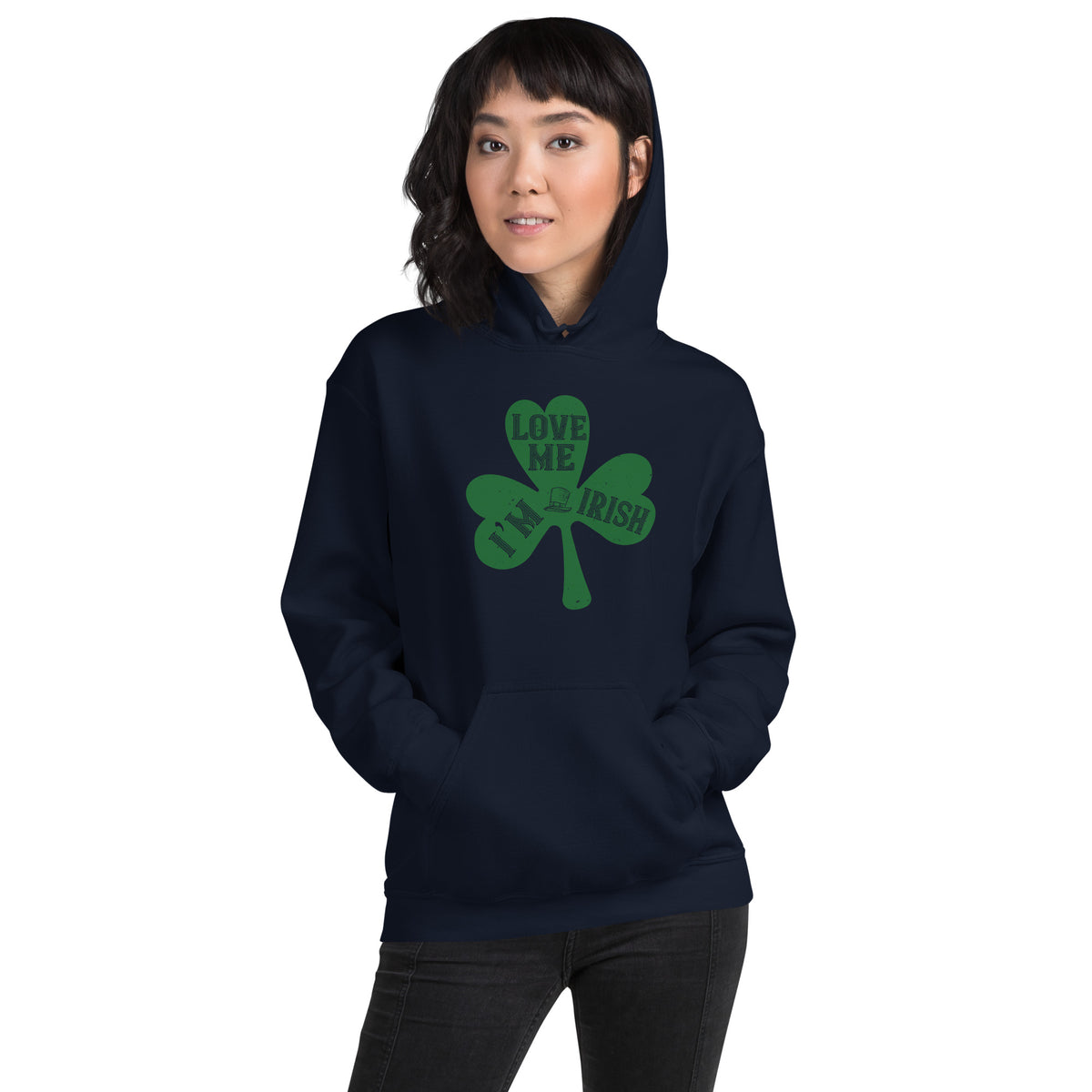 Love Me, I'm Irish St. Patrick's Day Unisex Hoodie