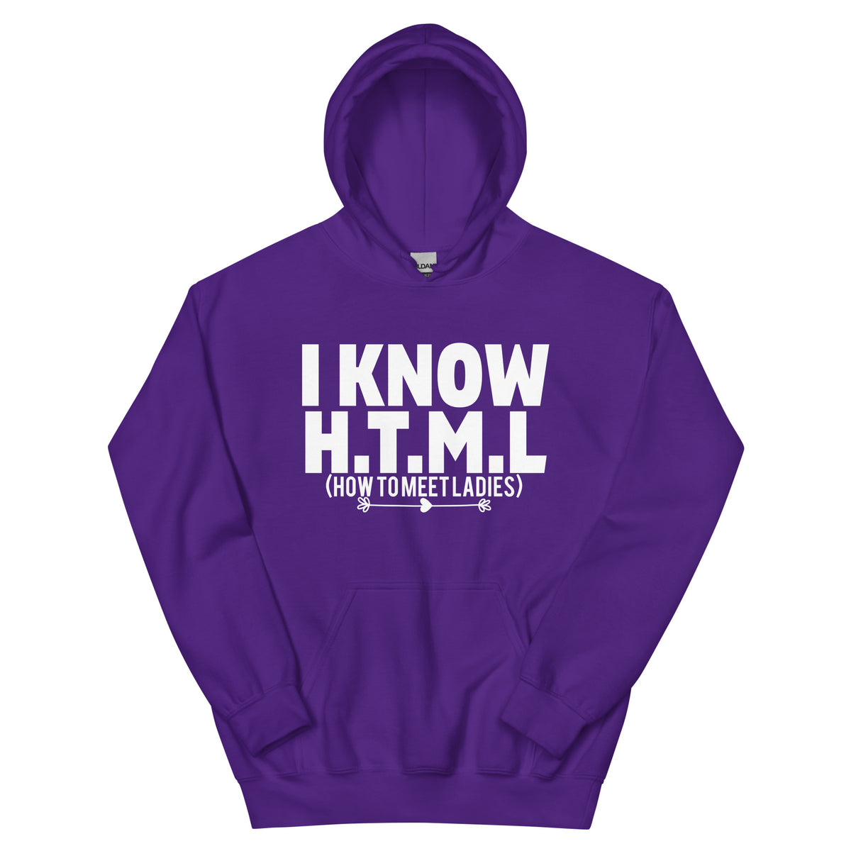 I Know H.T.M.L. How to Meet Ladies Unisex Hoodie