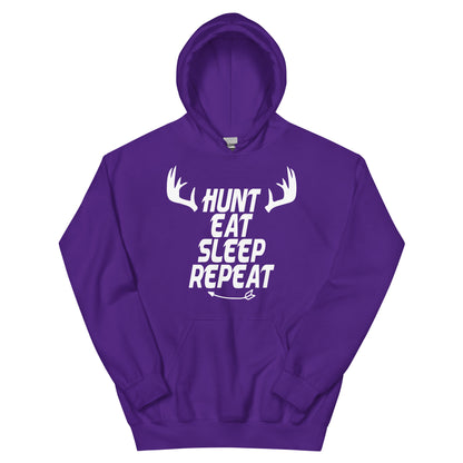 Hunt Eat Sleep Repeat Unisex Hoodie