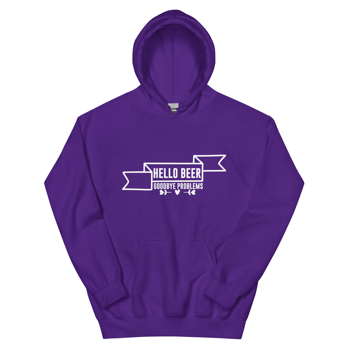 Hello Beer, Goodbye Problems Unisex Hoodie