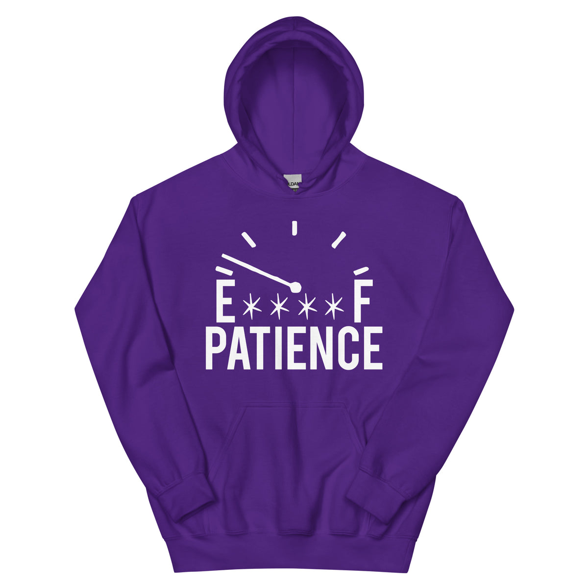 Out of Patience Gauge Unisex Hoodie