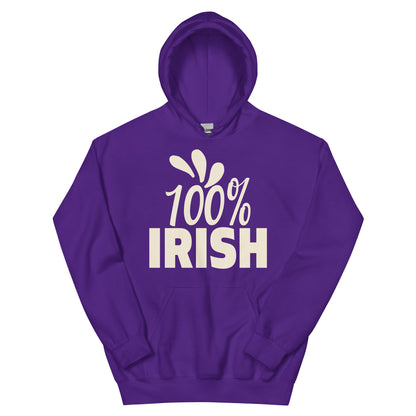 100% Irish Unisex Hoodie