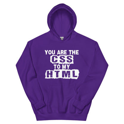 You Are the CSS to My HTML Unisex Hoodie