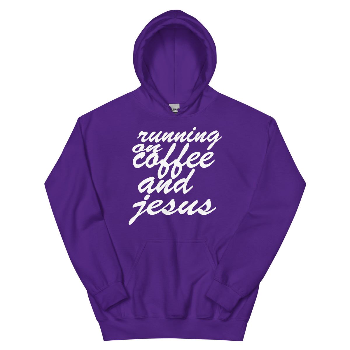 Running on Coffee and Jesus Unisex Hoodie