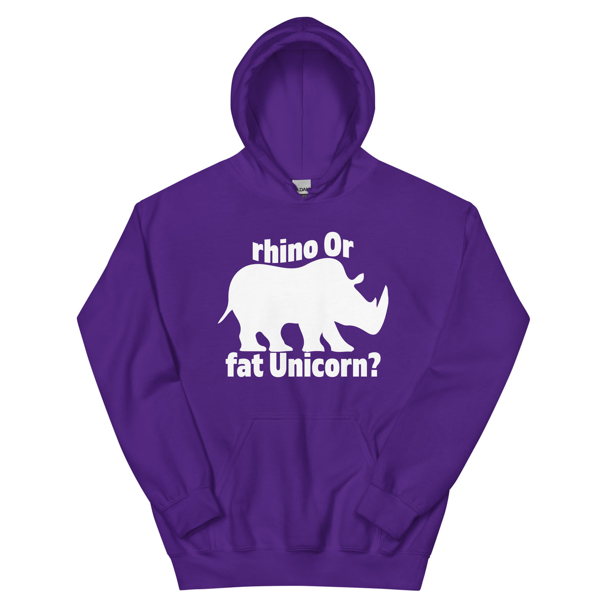 Rhino or Fat Unicorn? Unisex Hoodie