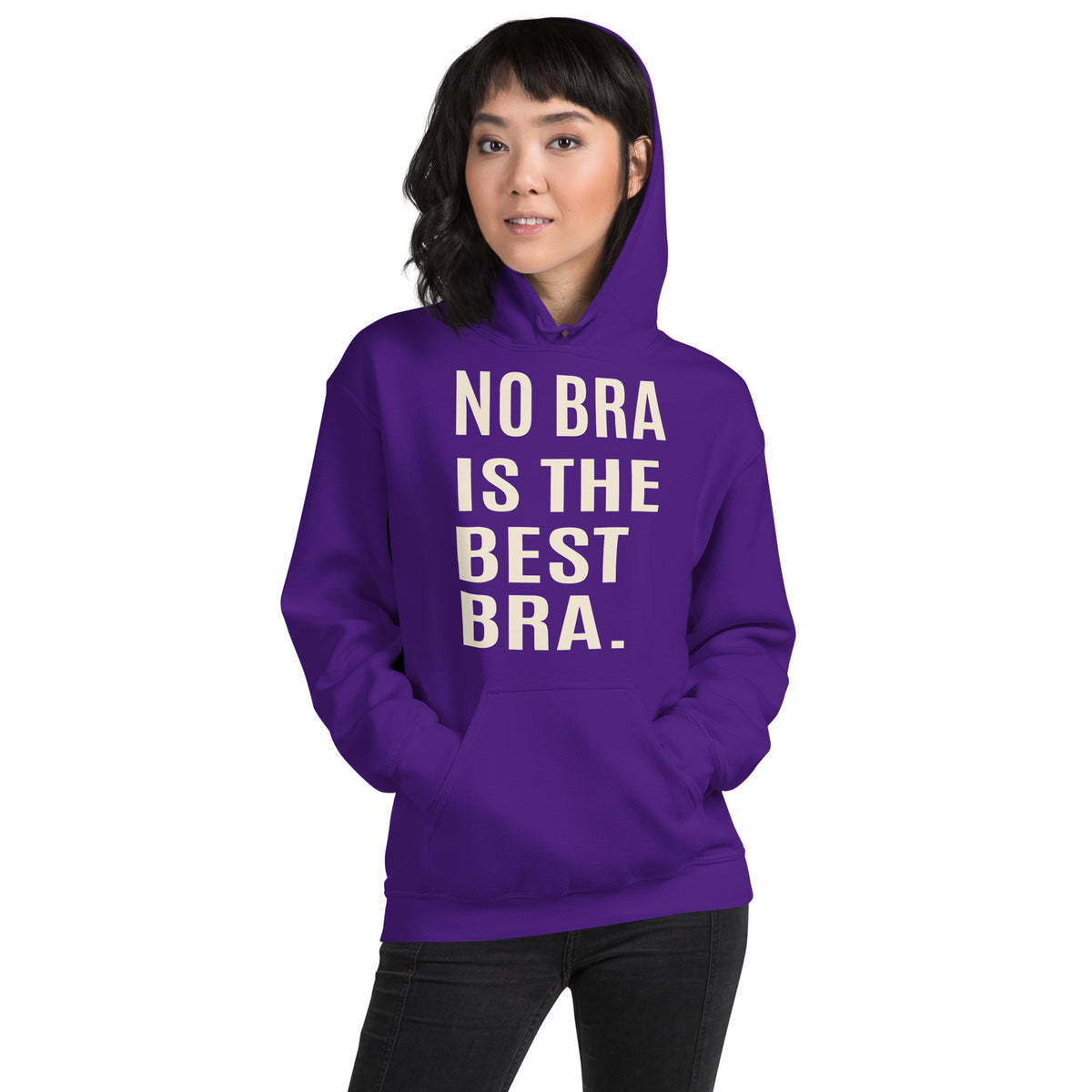 No Bra Is the Best Bra Unisex Hoodie