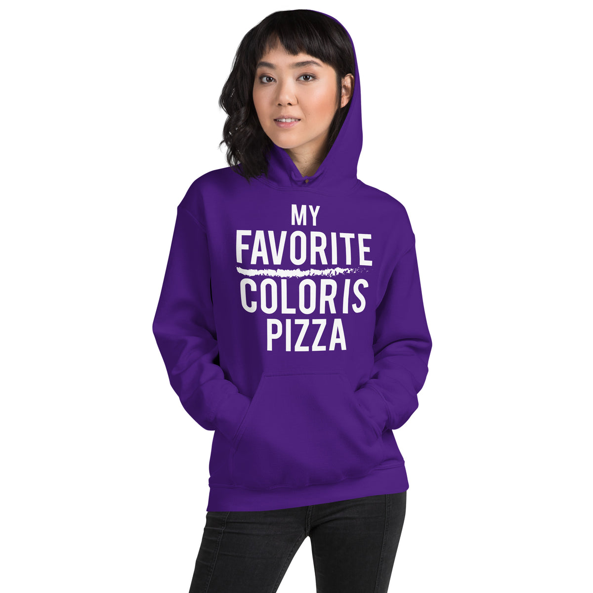 My Favorite Color Is Pizza Unisex Hoodie