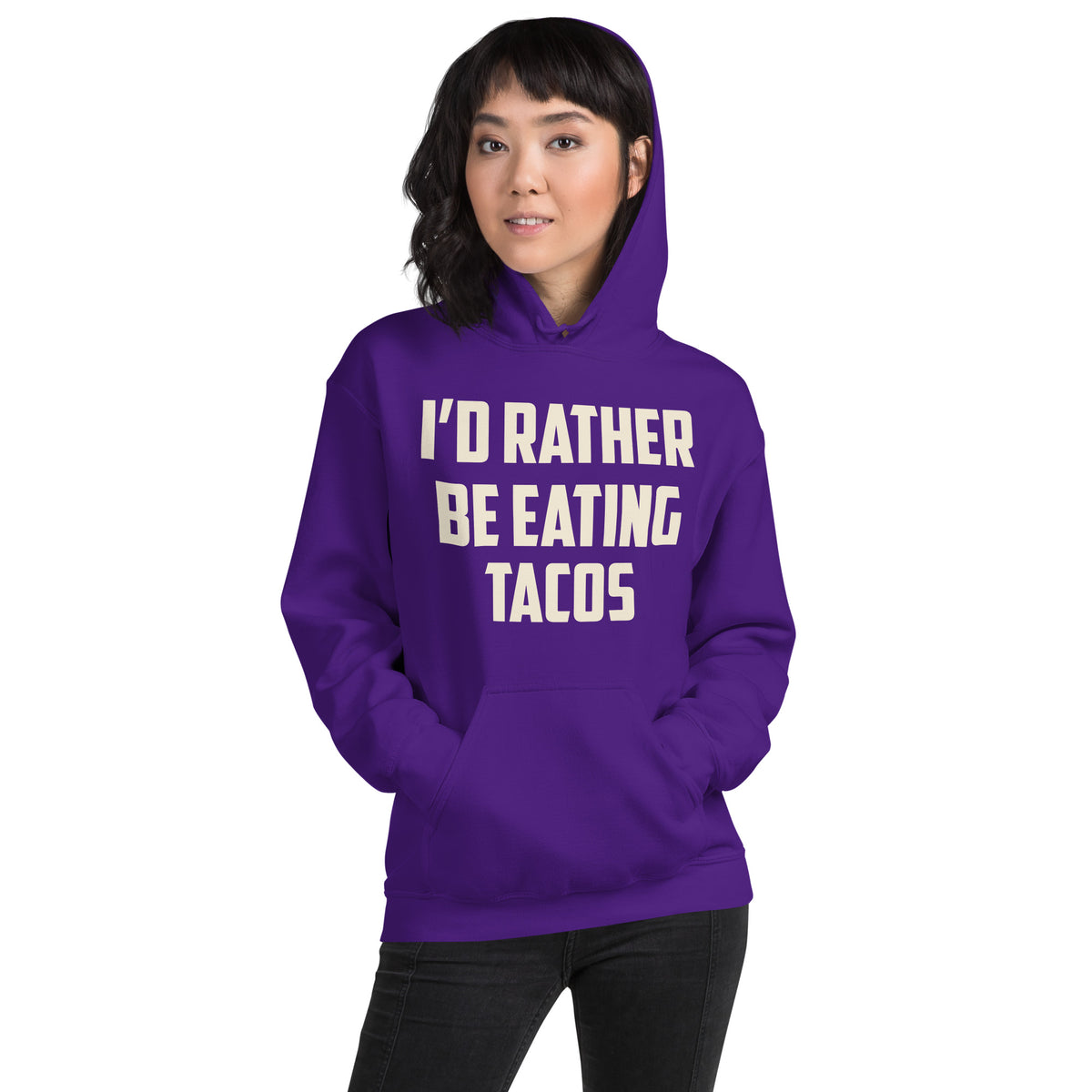 I'd Rather Be Eating Tacos Unisex Hoodie