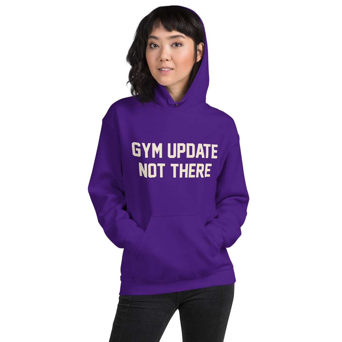 Gym Update: Not There Unisex Hoodie