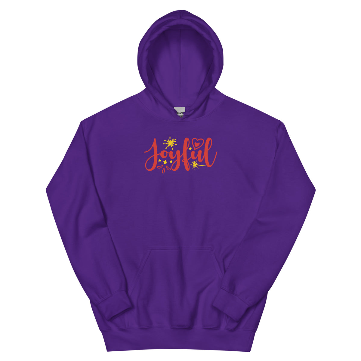 Joyful Christmas – Sparkle Script Unisex Hoodie