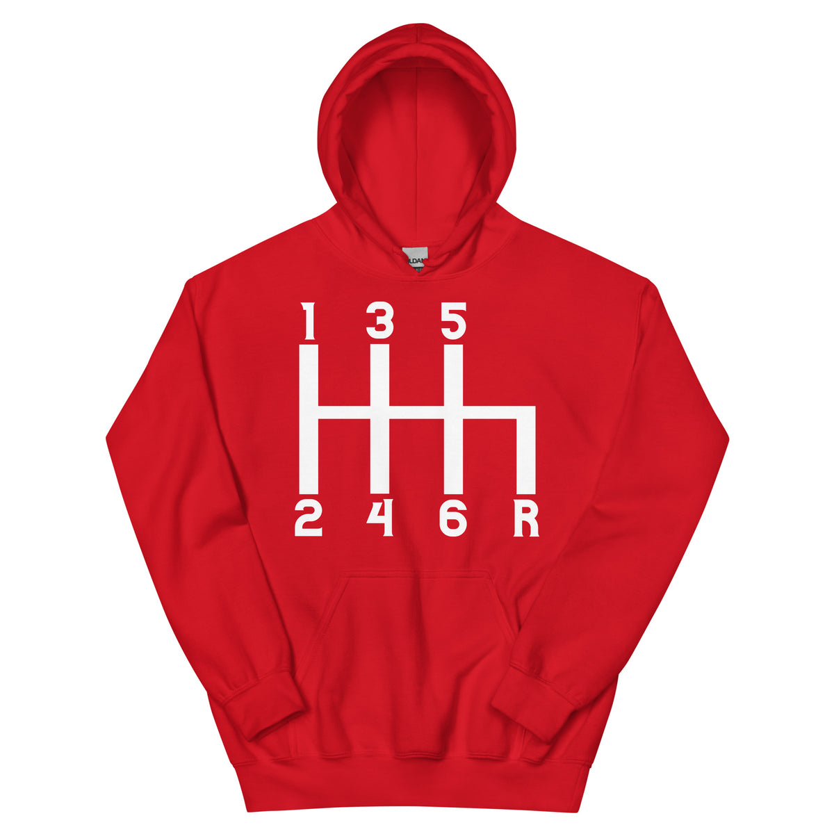 Gear Shift 1-3-5-2-4-6-R Unisex Hoodie