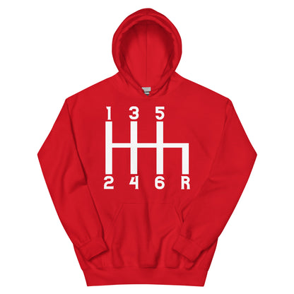 Gear Shift 1-3-5-2-4-6-R Unisex Hoodie