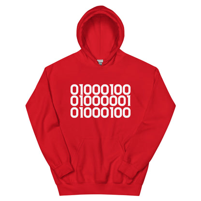 DAD in Binary Unisex Hoodie