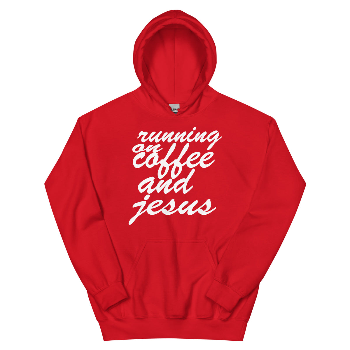 Running on Coffee and Jesus Unisex Hoodie