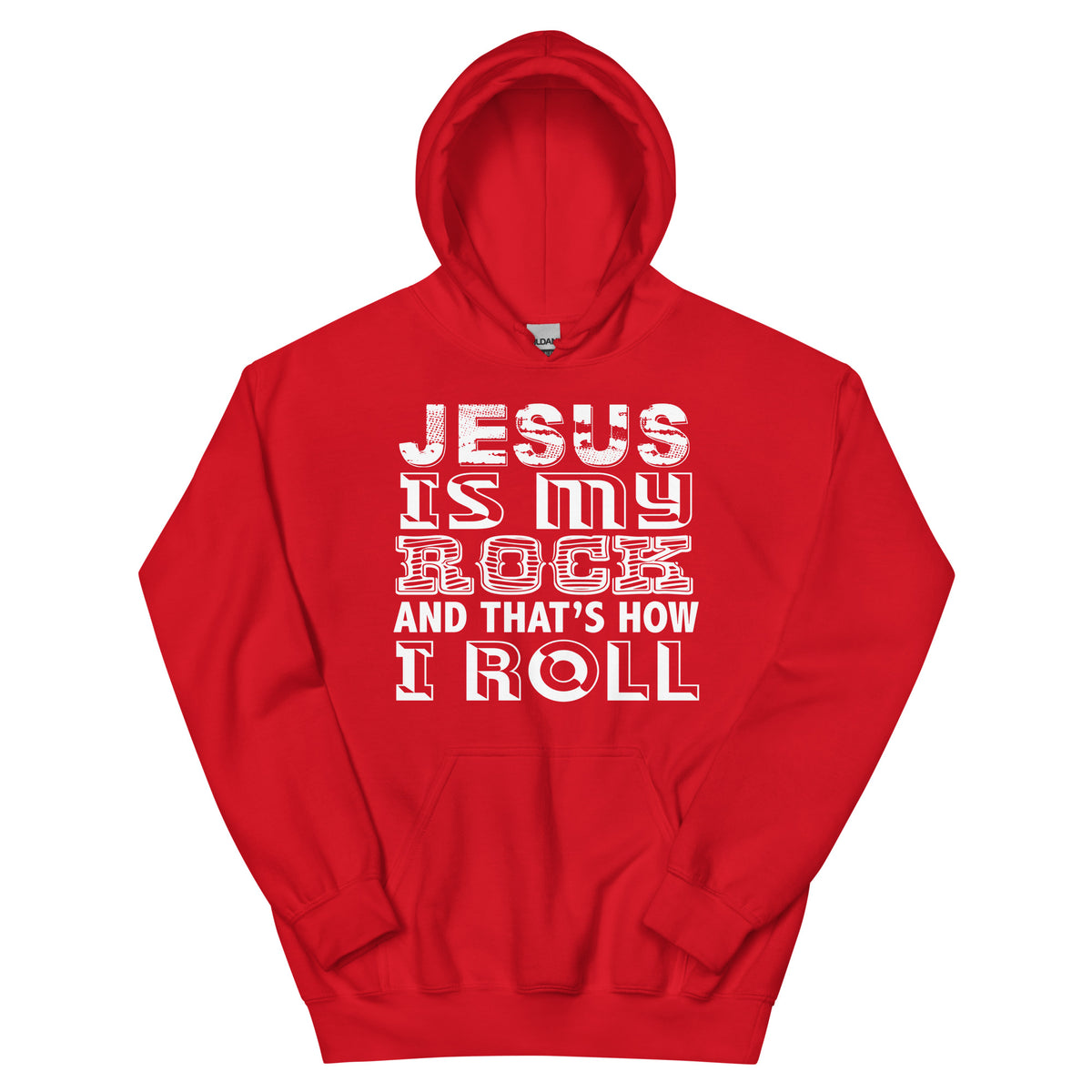 Jesus Is My Rock and That's How I Roll Unisex Hoodie