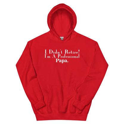 I Didn't Retire, I'm a Professional Papa Unisex Hoodie