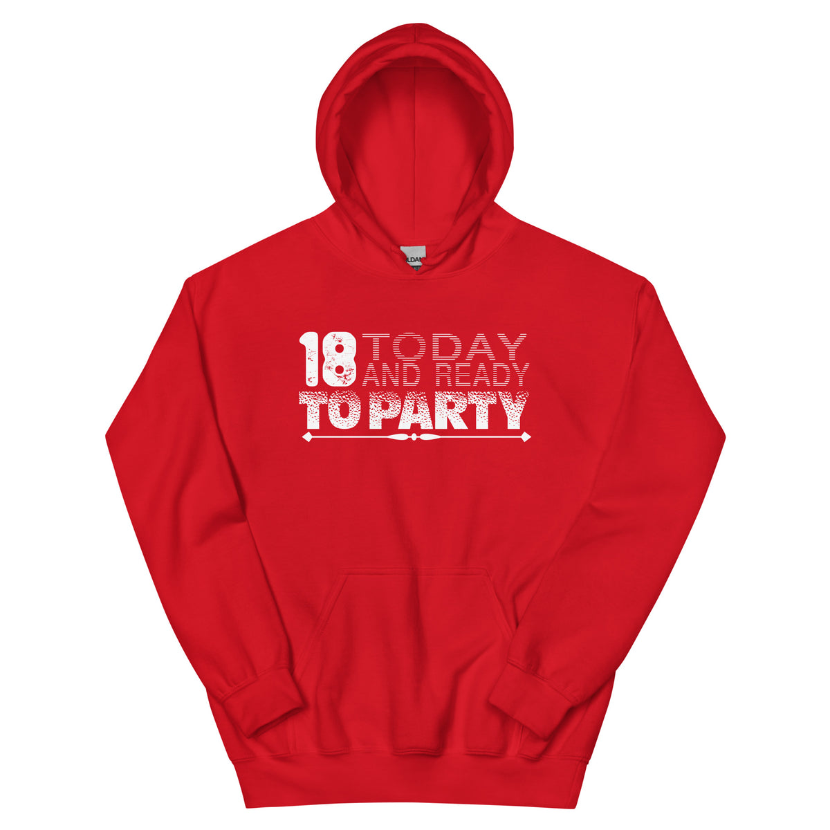 18 Today and Ready to Party Unisex Hoodie