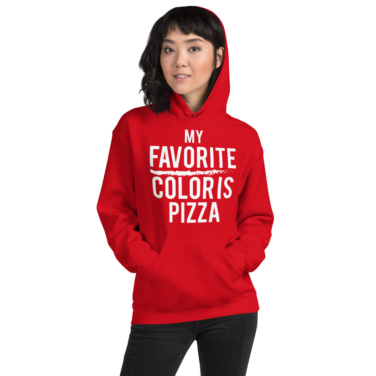 My Favorite Color Is Pizza Unisex Hoodie