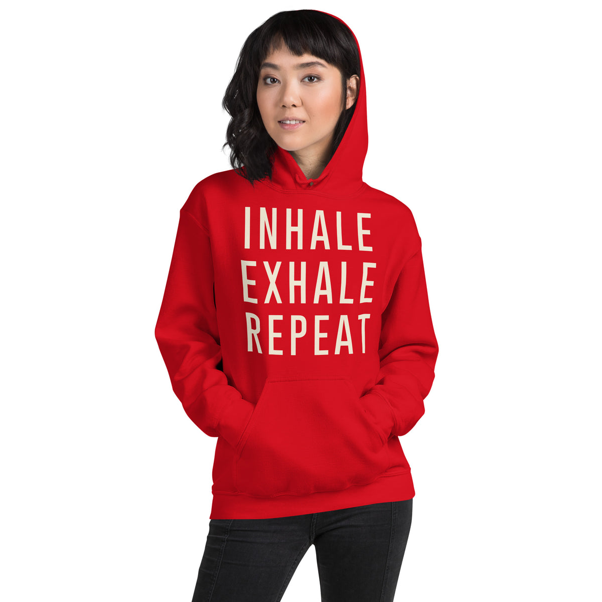 Inhale Exhale Repeat Unisex Hoodie