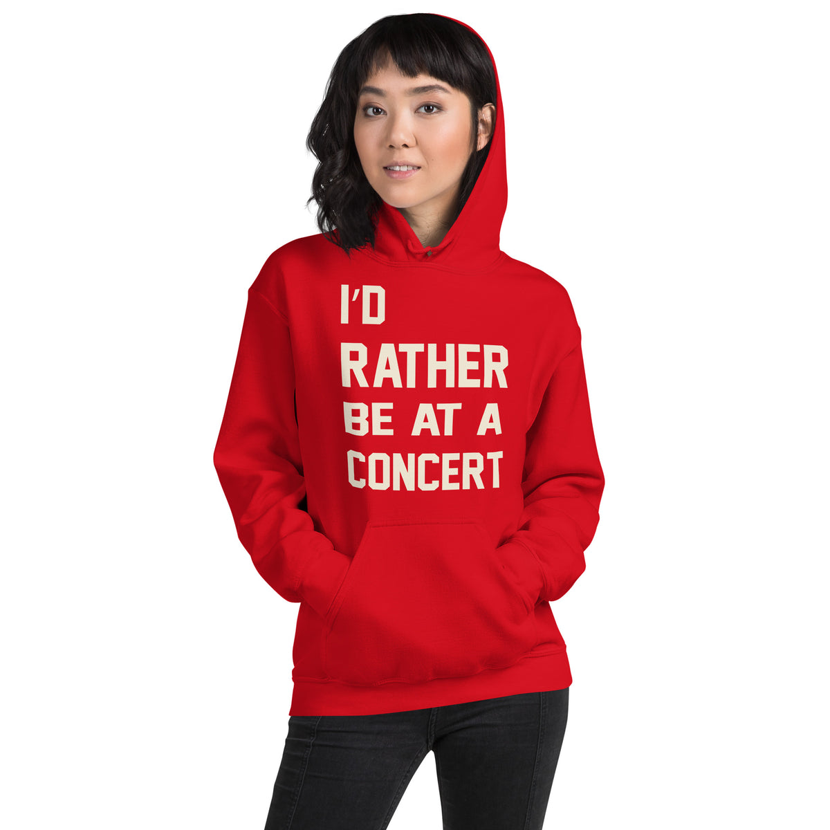 I'd Rather Be at a Concert Unisex Hoodie