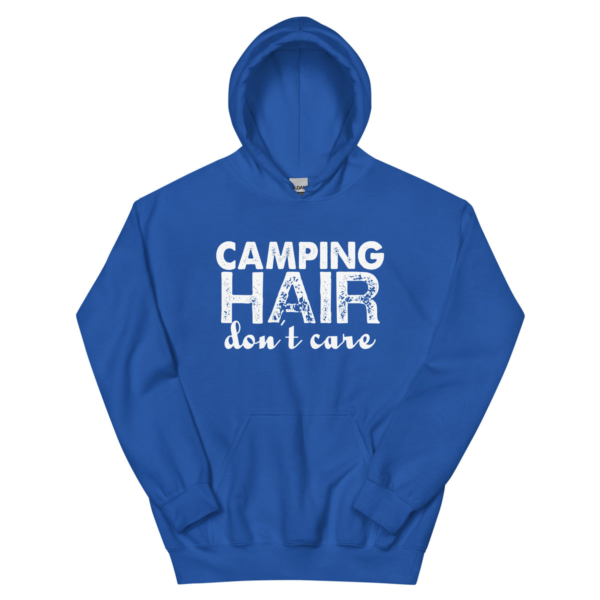 Camping Hair Don't Care Unisex Hoodie