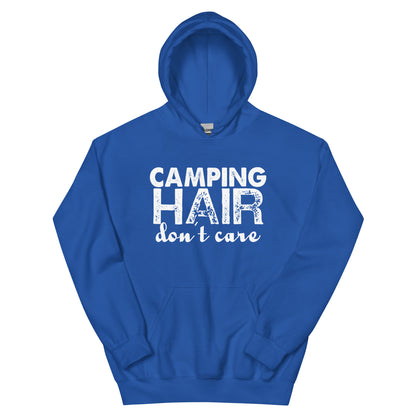 Camping Hair Don't Care Unisex Hoodie