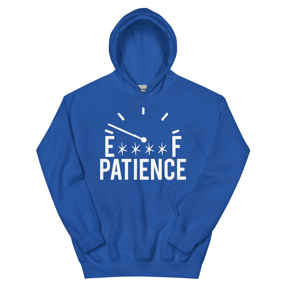Out of Patience Gauge Unisex Hoodie