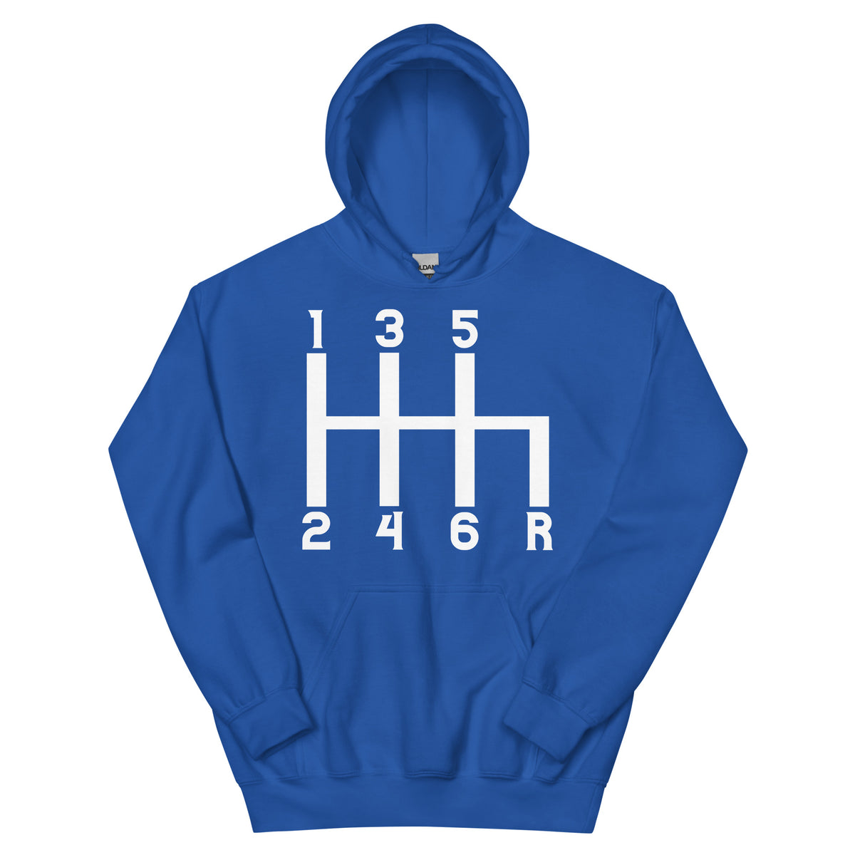 Gear Shift 1-3-5-2-4-6-R Unisex Hoodie
