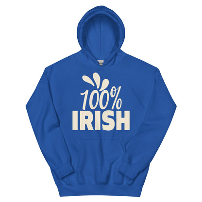 100% Irish Unisex Hoodie