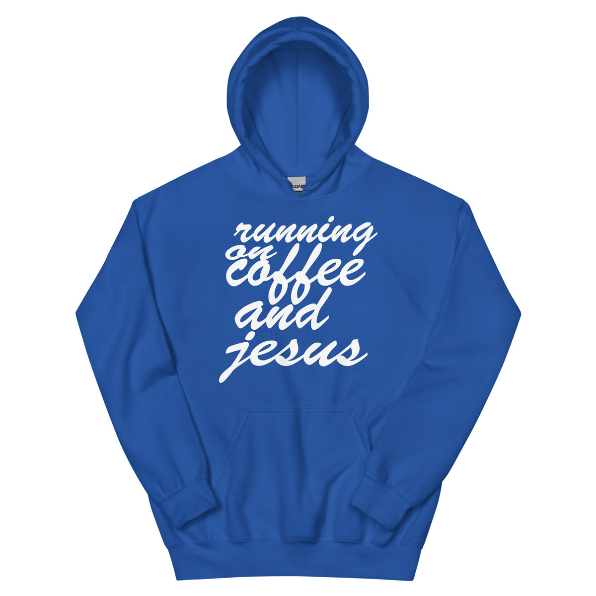 Running on Coffee and Jesus Unisex Hoodie