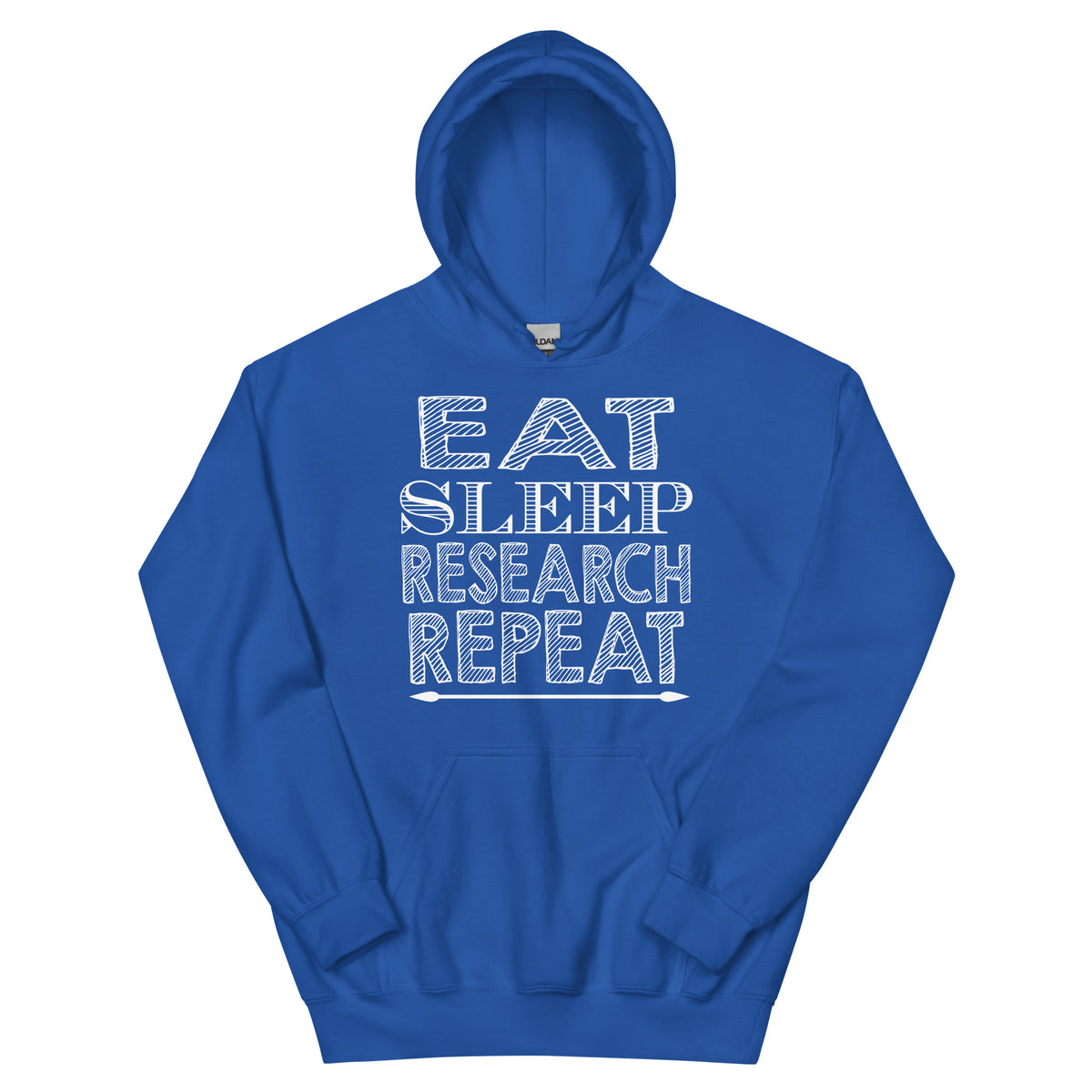 Eat Sleep Research Repeat Unisex Hoodie