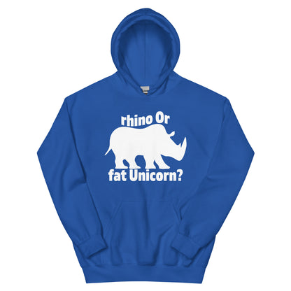 Rhino or Fat Unicorn? Unisex Hoodie