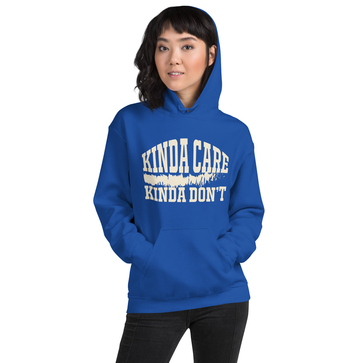 Kinda Care Kinda Don't Unisex Hoodie