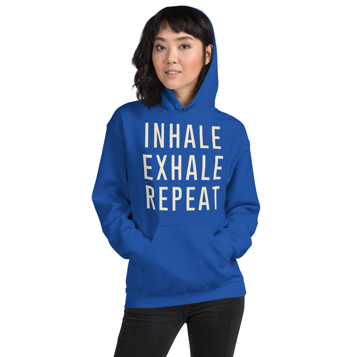 Inhale Exhale Repeat Unisex Hoodie