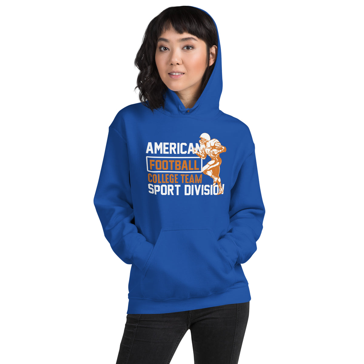 American Football College Team Sport Division Unisex Hoodie