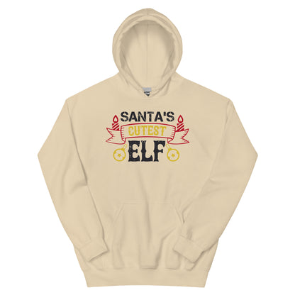 Santa's Cutest Elf Christmas Unisex Hoodie