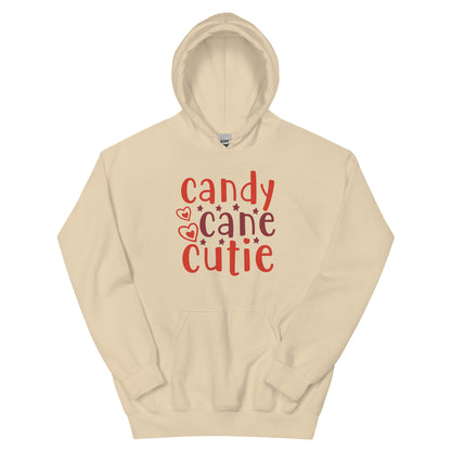 Candy Cane Cutie Christmas Unisex Hoodie