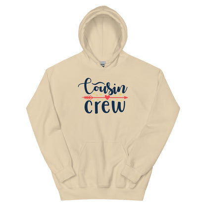 Cousin Crew Christmas – Arrow Script Unisex Hoodie