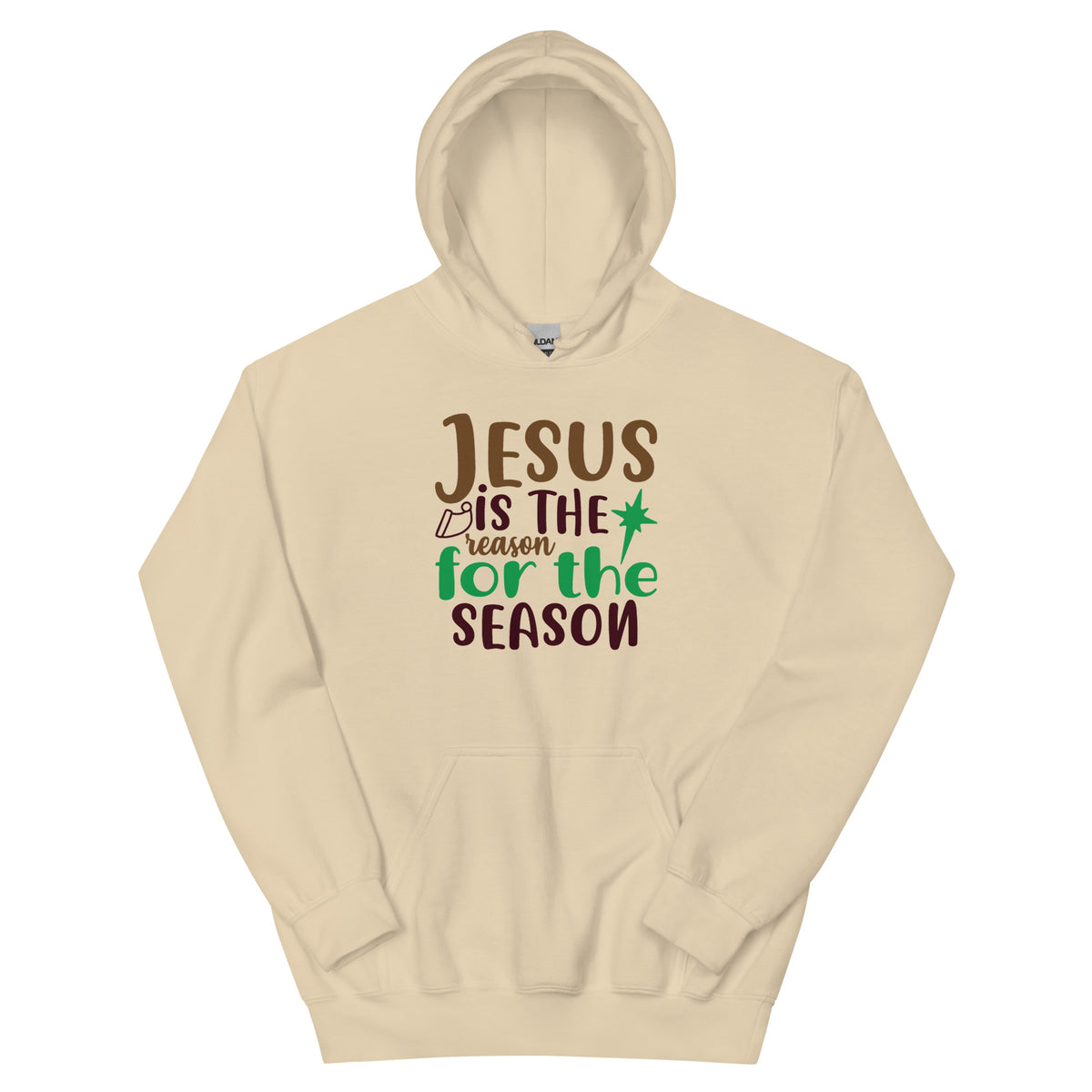 Jesus Is the Reason for the Season Christmas – Star Unisex Hoodie