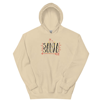 Santa Squad Christmas – Reindeer Arrow Unisex Hoodie
